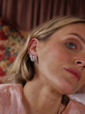 Daisy London large cuff stud earrings, imported from the UK