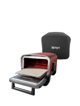 John Lewis Ninja Woodfire 8-in-1 Electric Outdoor Oven, Pizza Oven & Smoker with Cover, Brown- Buy online at McGrocer