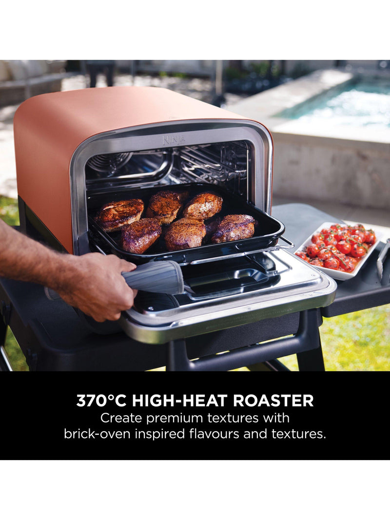 Ninja Woodfire outdoor oven 8-in-1 with cover (British brand)