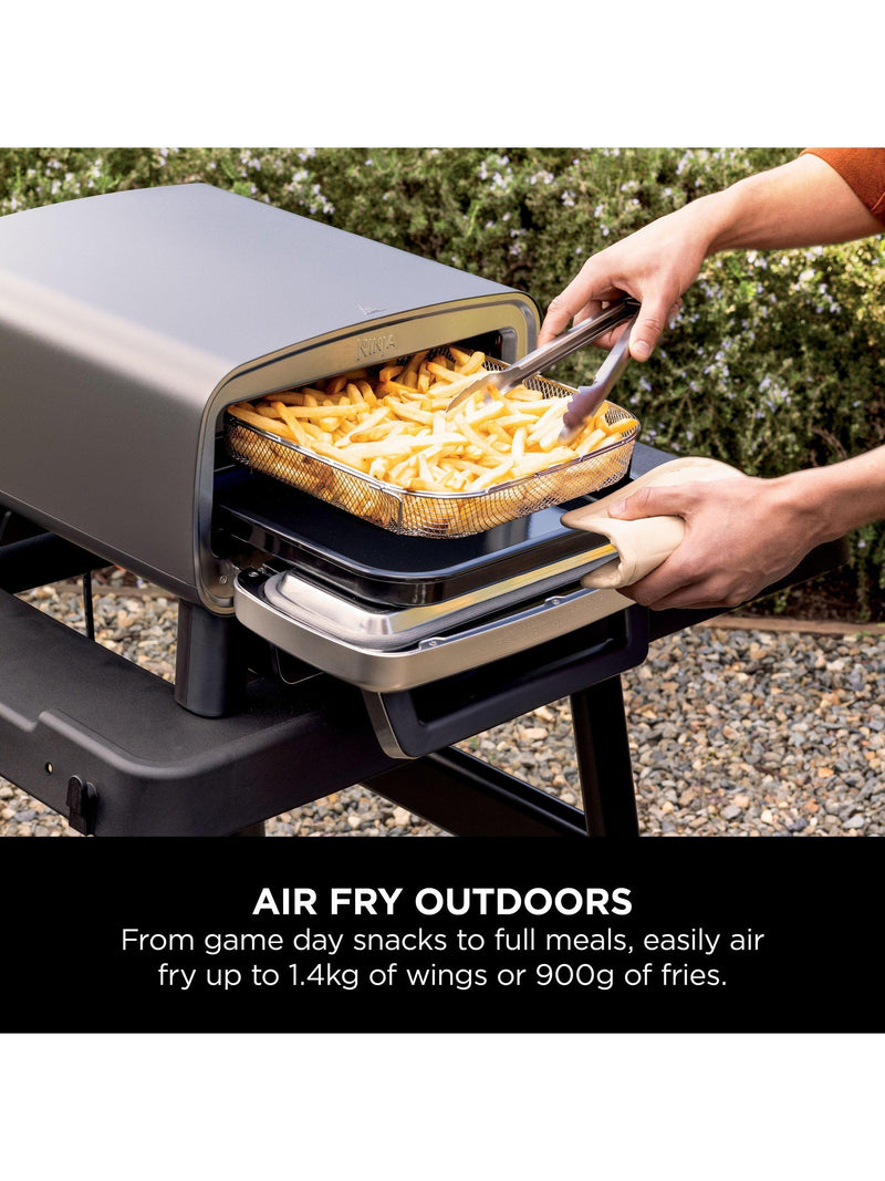 Ninja Artisan electric outdoor pizza oven 12-inch with cover and peel, imported from the UK