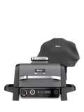 Ninja Woodfire electric BBQ grill smoker black, imported from the UK