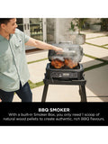 Ninja Woodfire Pro XL electric BBQ grill and smoker, imported from the UK