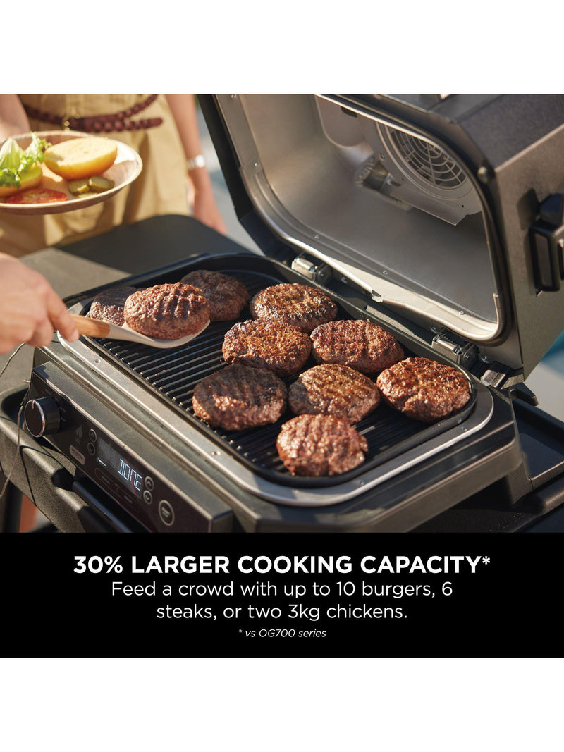 Ninja Woodfire Pro XL electric BBQ grill and smoker, imported from the UK