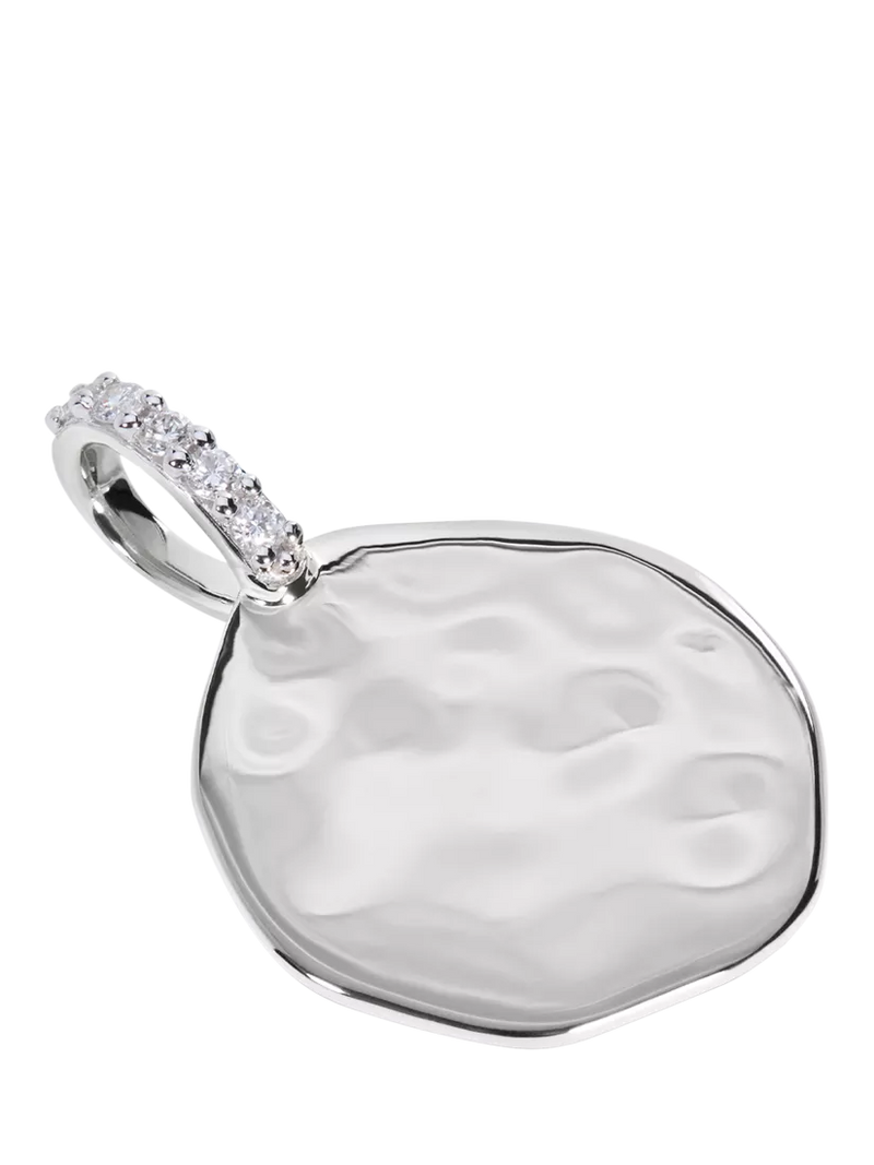 Monica Vinader coin pendant solid sterling silver - British product