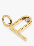 Monica Vinader initial pendant with lab grown diamond, UK version