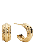 Monica Vinader Heirloom Bold Huggie Hoop Earrings gold, UK version