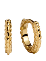 John Lewis Monica Vinader Heirloom Mini Huggie Hoop Earrings, Gold- Buy online at McGrocer