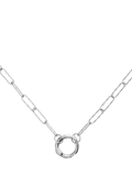 Monica Vinader Capture Alta textured chain necklace 48cm, imported from the UK