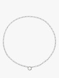 Monica Vinader Capture Alta textured chain necklace 48cm, imported from the UK