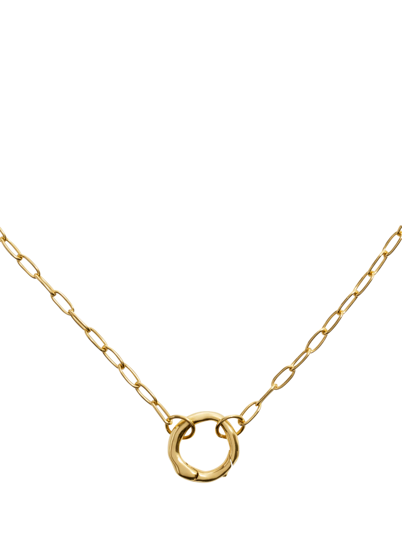 Monica Vinader oval link chain necklace 48cm, UK version