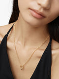 Monica Vinader oval link chain necklace 48cm, UK version