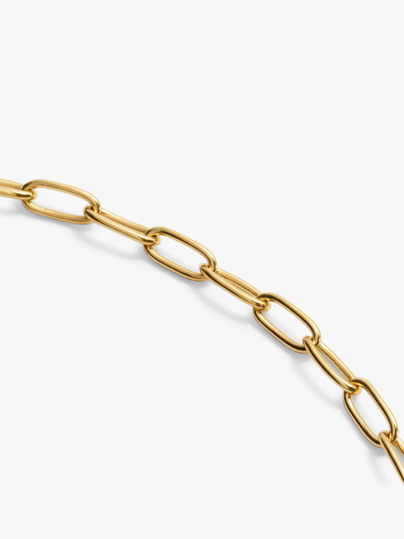 Monica Vinader oval link chain necklace 48cm, UK version