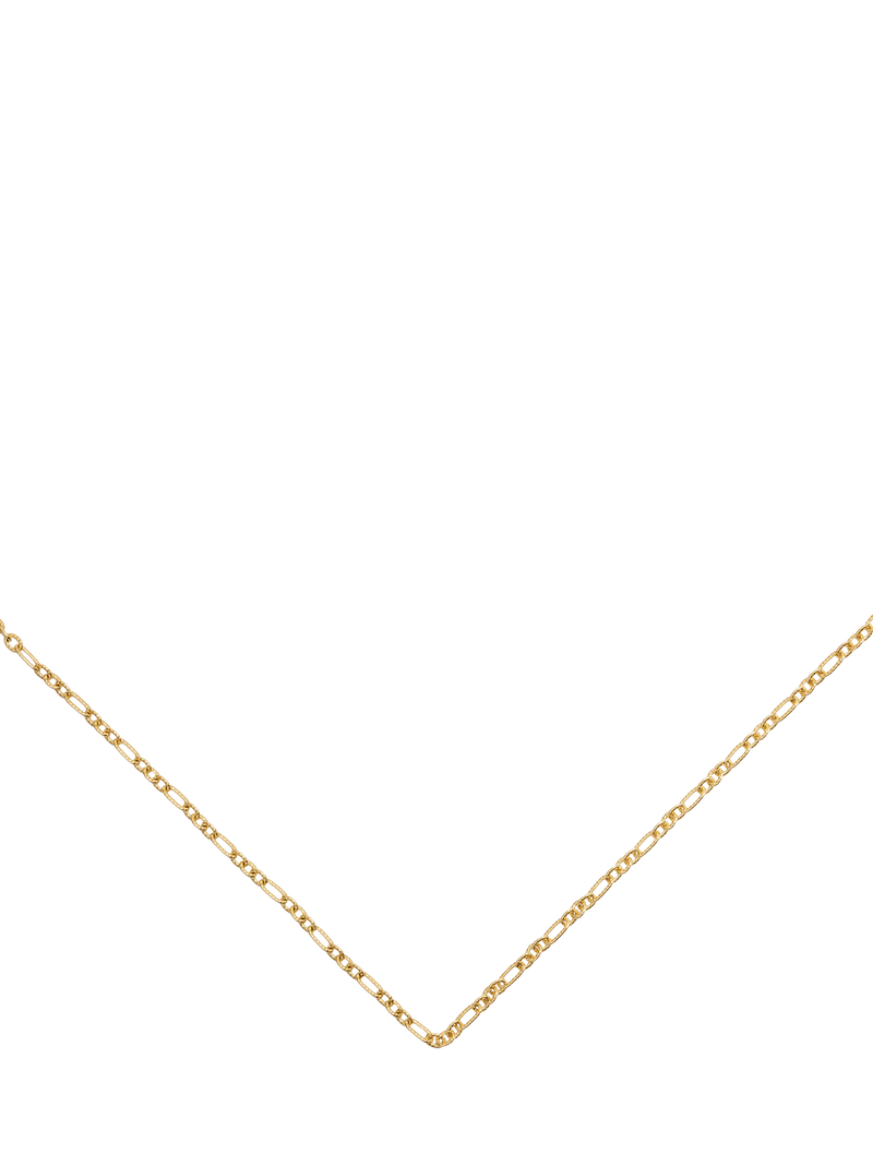 Monica Vinader textured link chain gold necklace 16 inch - British product
