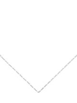 John Lewis Monica Vinader Textured Link Chain Necklace Silver- Buy online at McGrocer