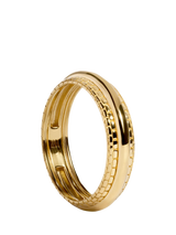 John Lewis Monica Vinader Heirloom Textured Ring Gold- Buy online at McGrocer