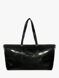 Apatchy London Esme leather handbag black, imported from the UK
