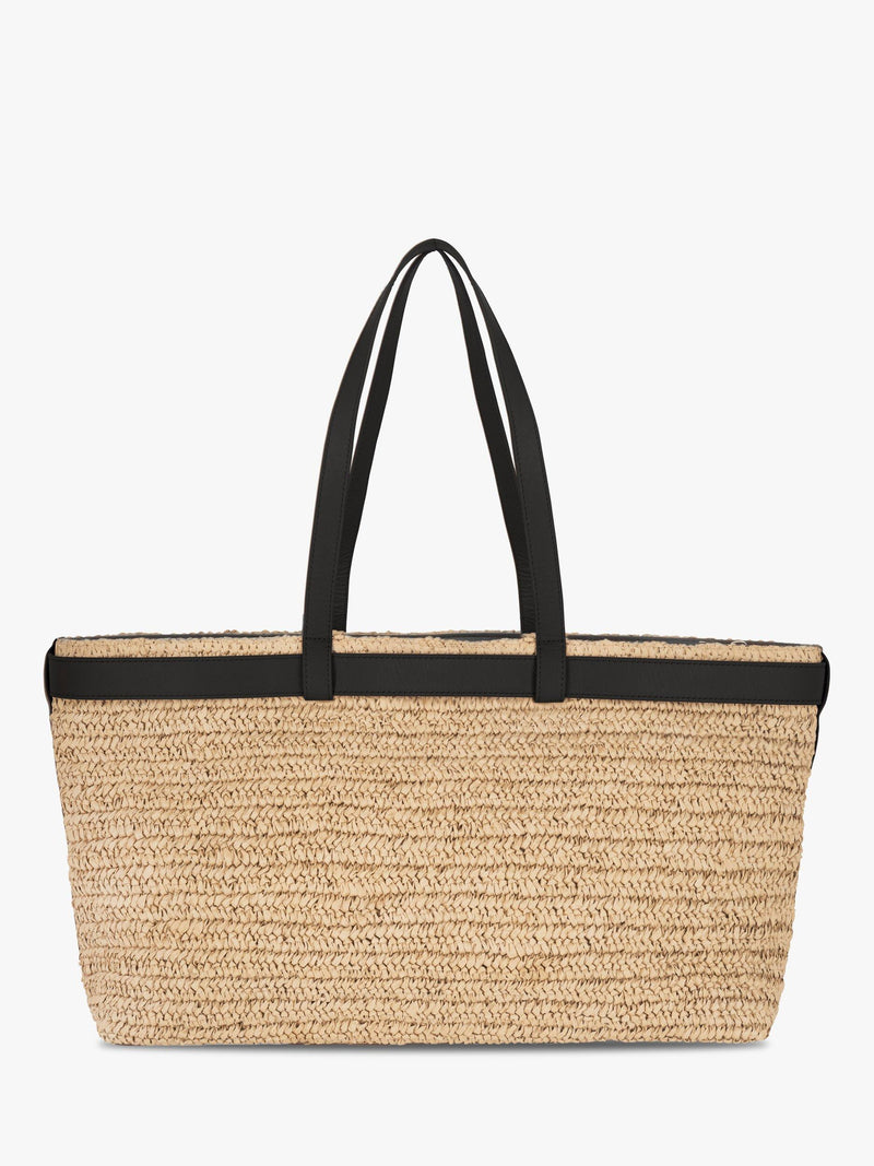 Apatchy London Esme straw handbag tote, imported from the UK