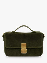 John Lewis Apatchy London Flora Suede Top Handle Bag- Buy online at McGrocer