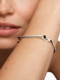 Monica Vinader Signature bangle sterling silver, UK version