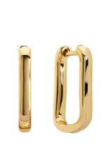 John Lewis Monica Vinader Alta Mini Huggie Hoop Earrings, Gold- Buy online at McGrocer
