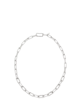 John Lewis Monica Vinader Sterling Silver Link Chain Necklace 46.9cm- Buy online at McGrocer