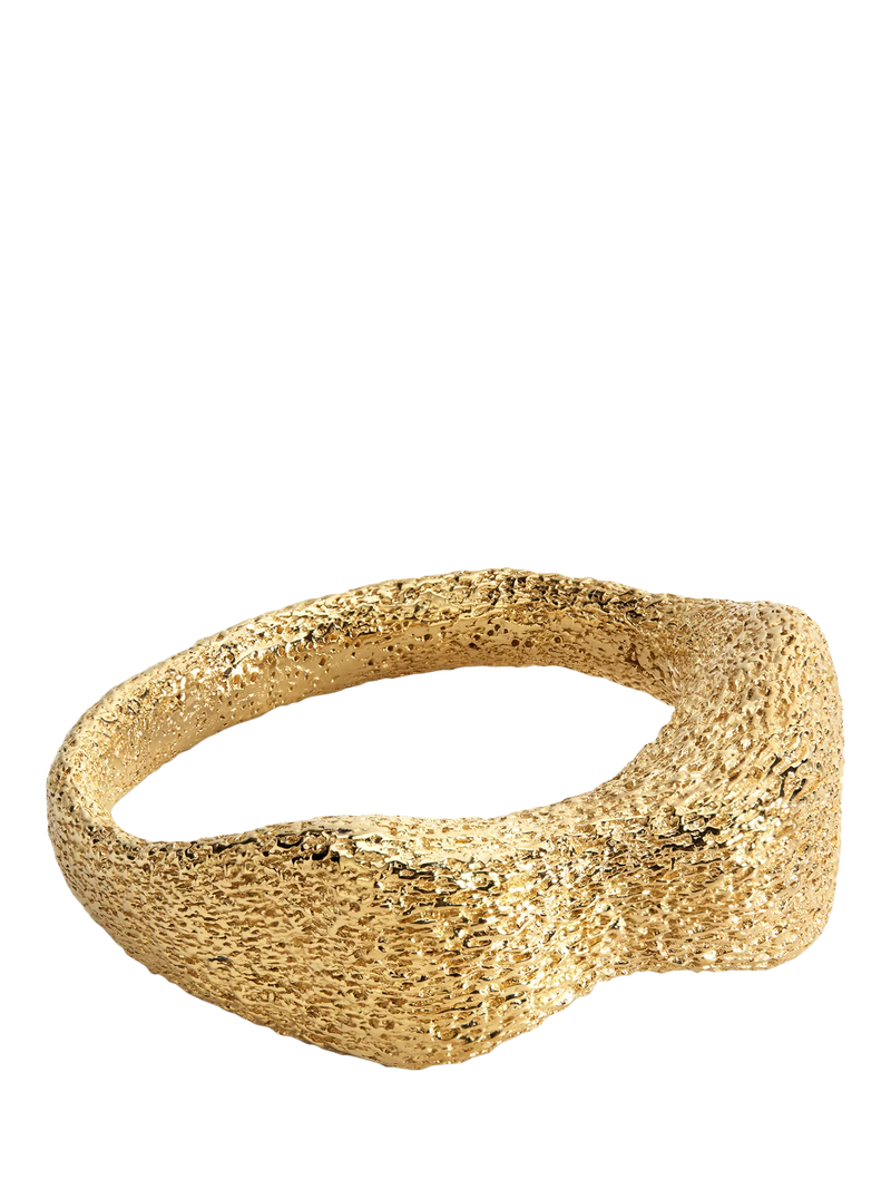 Monica Vinader Antica Bold Textured Ring, Gold, M