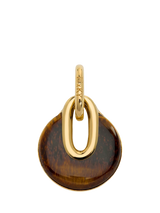 John Lewis Monica Vinader Kate Young Tiger's Eye Pendant Charm Gold/Brown- Buy online at McGrocer