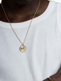 Dower & Hall Fire Horse necklace gold, UK version