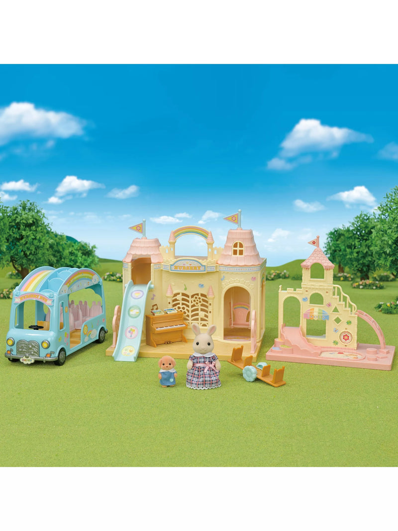 Sylvanian Families baby castle nursery gift set, imported from the UK