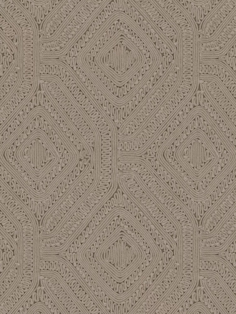 Abigail Ahern Artisan Weave Wallpaper Fawn, imported from the UK
