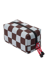 John Lewis Gardner Caroline Gardner Check Grooming Bag Wine/Blue- Buy online at McGrocer