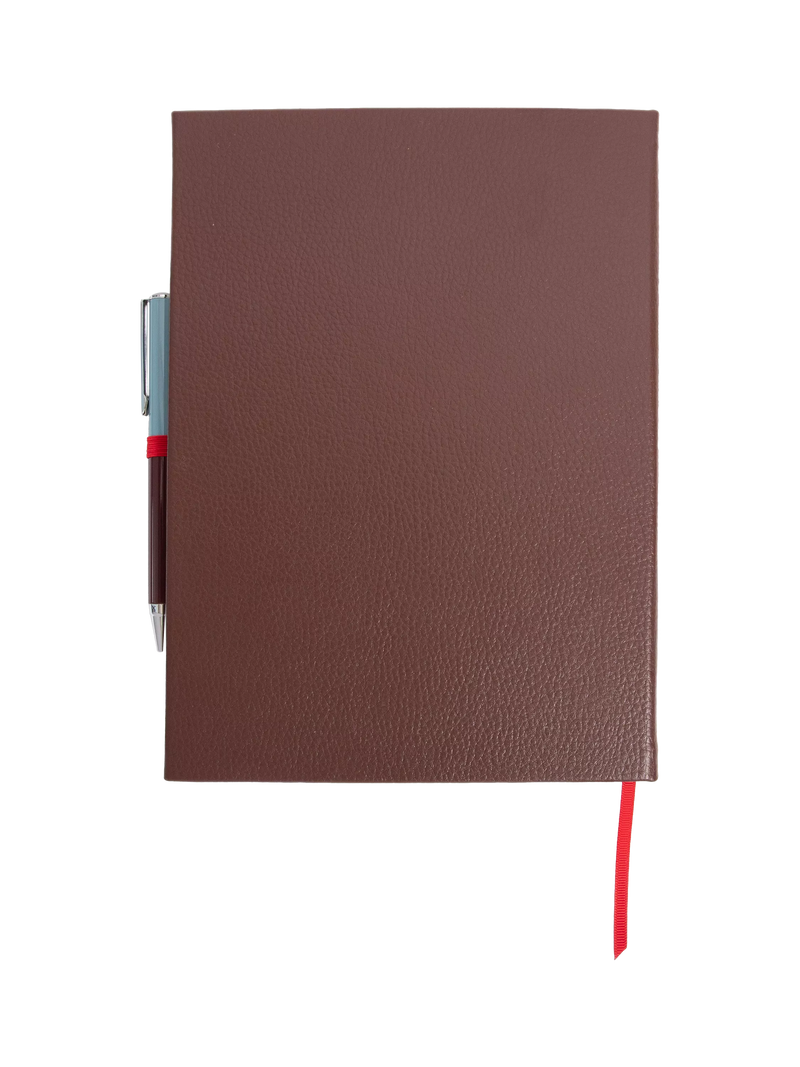 Caroline Gardner notebook and pen set wine, imported from the UK