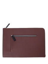 John Lewis Caroline Gardner 16 Tech Sleeve Laptop Folio Bag, Wine- Buy online at McGrocer