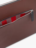 Caroline Gardner 16 inch tech sleeve laptop folio bag wine (British brand)