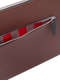 Caroline Gardner 16 inch tech sleeve laptop folio bag wine (British brand)