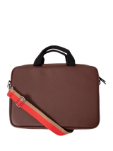 John Lewis Caroline Gardner Laptop Bag, Wine- Buy online at McGrocer