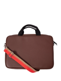 Caroline Gardner laptop bag in wine - British brand