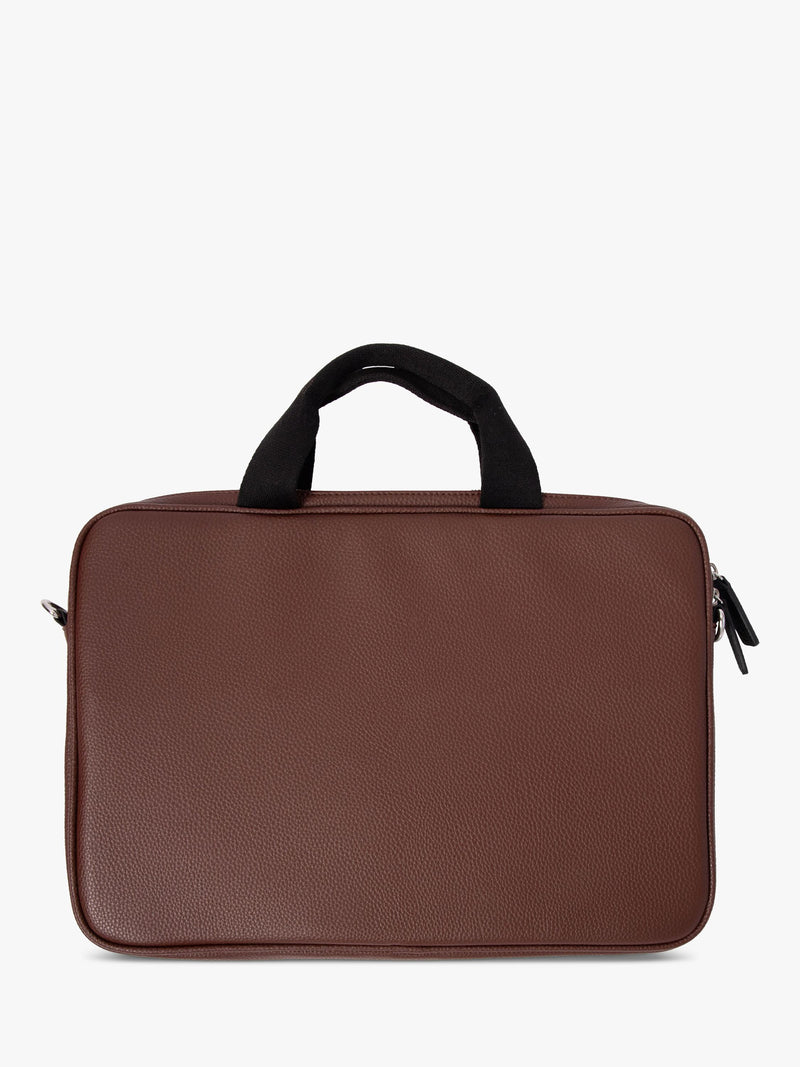 Caroline Gardner laptop bag in wine - British brand