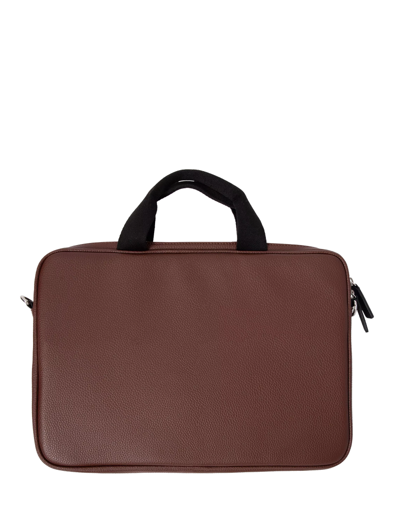 Caroline Gardner laptop bag in wine - British brand