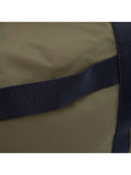 Caroline Gardner khaki duffle bag, UK version