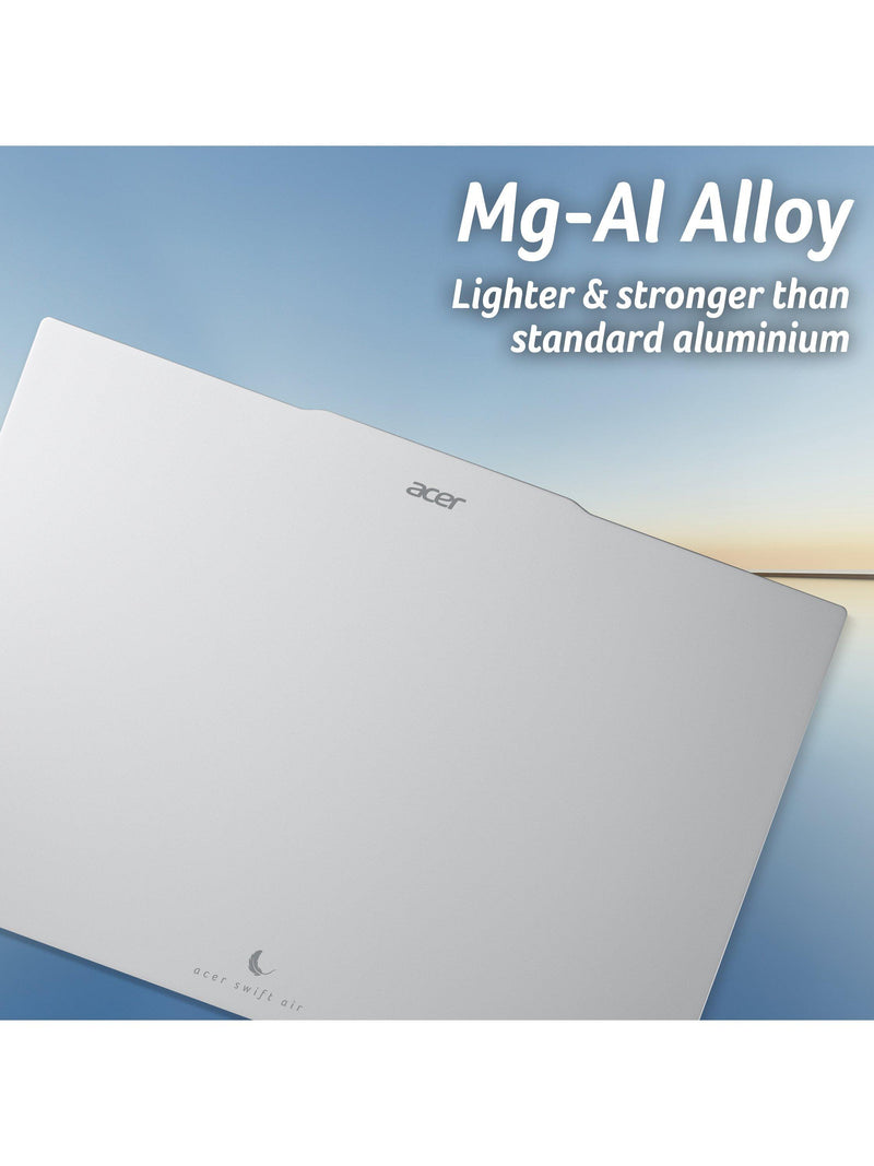 Acer Swift Air 16 silver laptop - British product