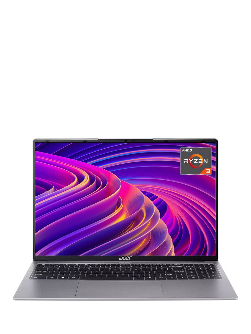 Acer Aspire Lite 15 laptop with AMD Ryzen 3 in silver - British product