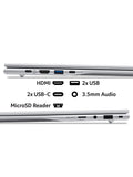 Acer Aspire Lite 15 laptop with AMD Ryzen 3 in silver - British product
