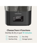 Baby Brezza SuperQuick steriliser dryer Black - British product