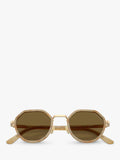Giorgio Armani unisex round sunglasses brown frame, UK version