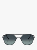 Giorgio Armani square sunglasses matte blue gradient (British brand)