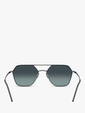 Giorgio Armani square sunglasses matte blue gradient (British brand)