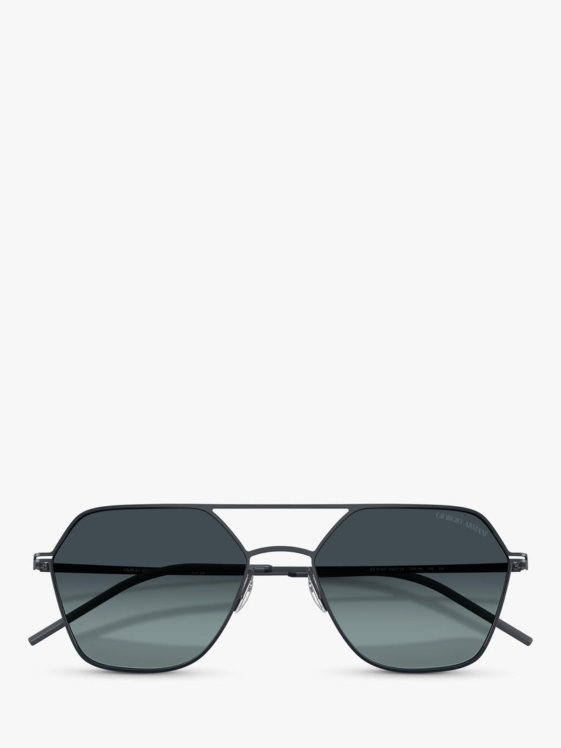 Giorgio Armani square sunglasses matte blue gradient (British brand)