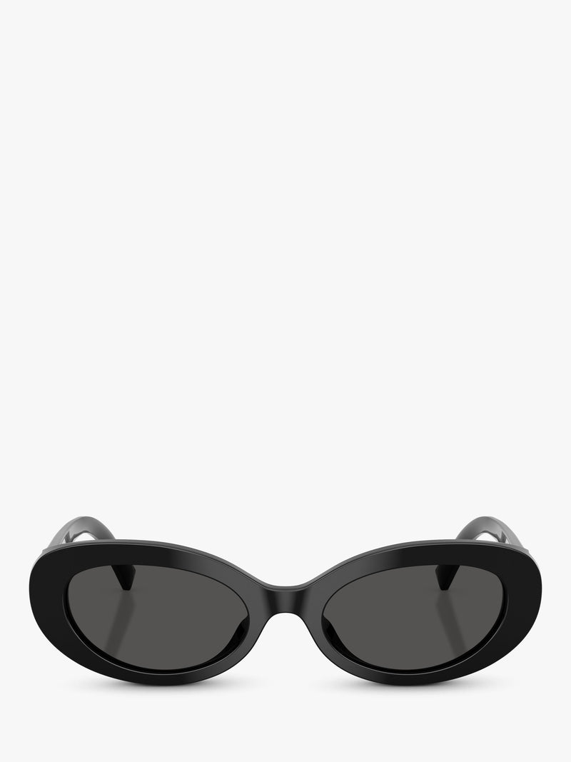 Dolce & Gabbana oval sunglasses black grey 53mm, UK version