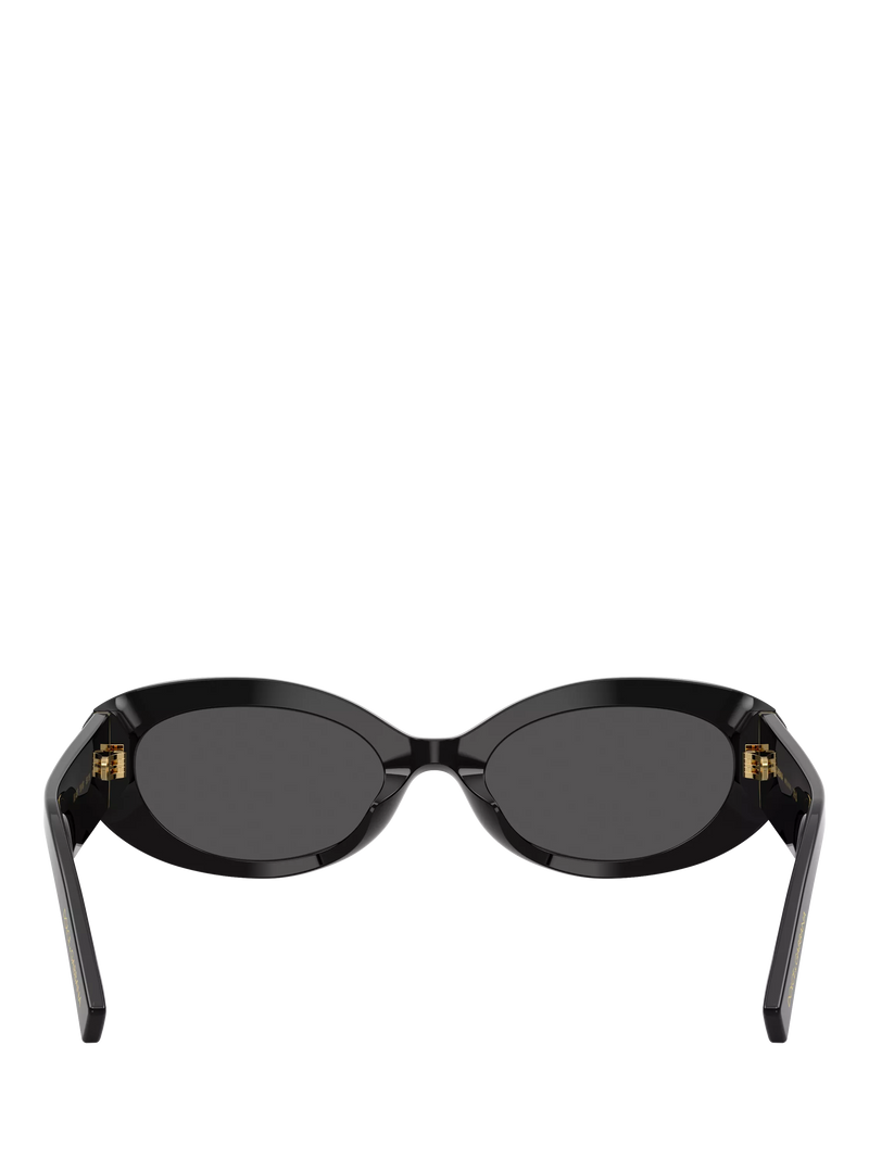 Dolce & Gabbana oval sunglasses black grey 53mm, UK version